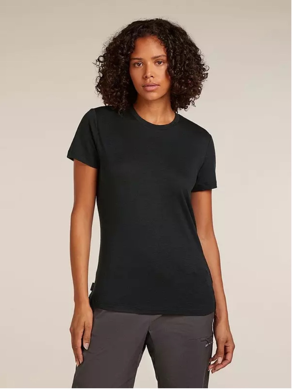 Ice Breaker Merino Wool Black T-Shirt L